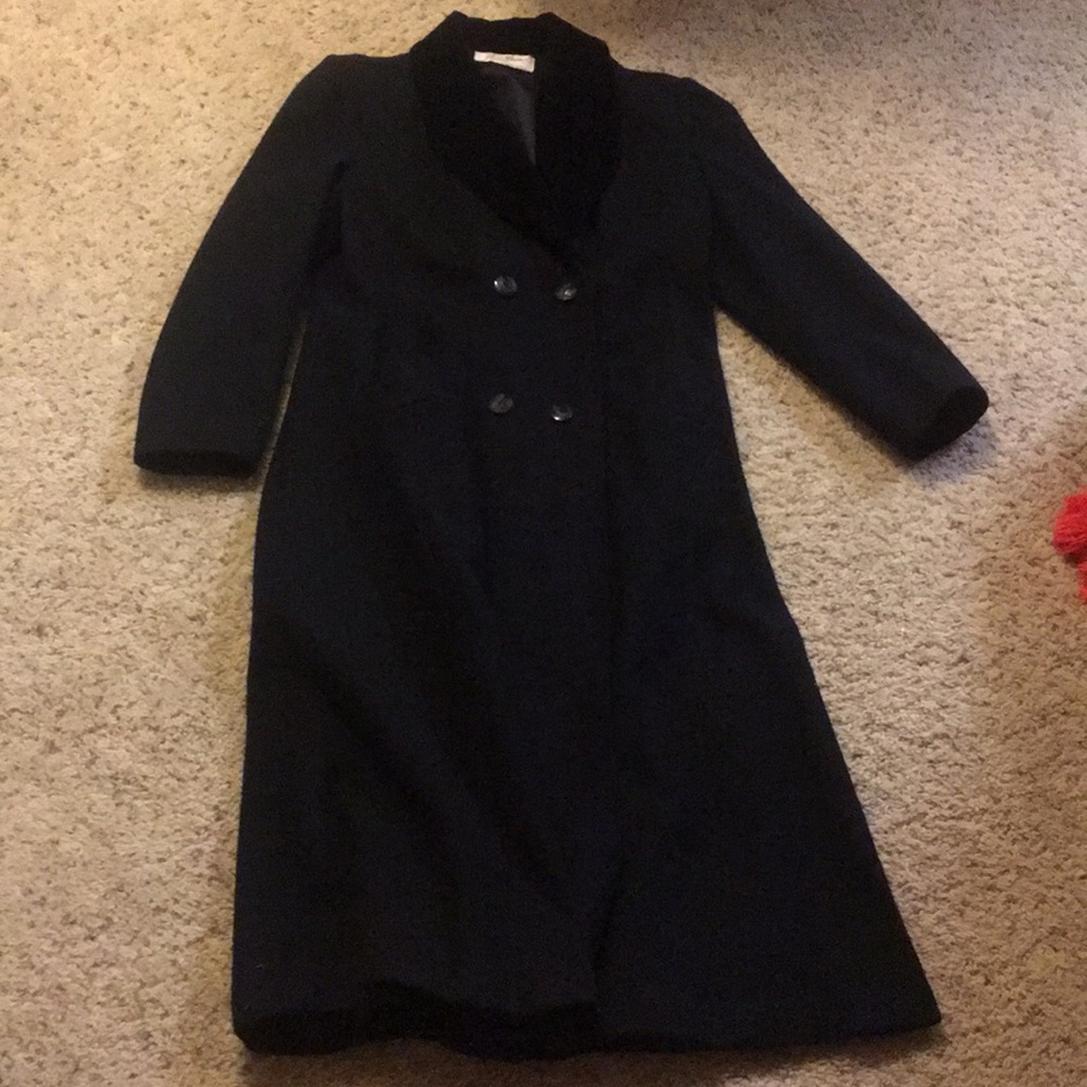 Long wool dress peacoat, vintage